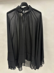 Klassisk Højhalset Bluse