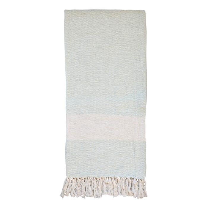 Hammam Badelagen m. mønster Eternel 180x90cm verte by Chic Antique