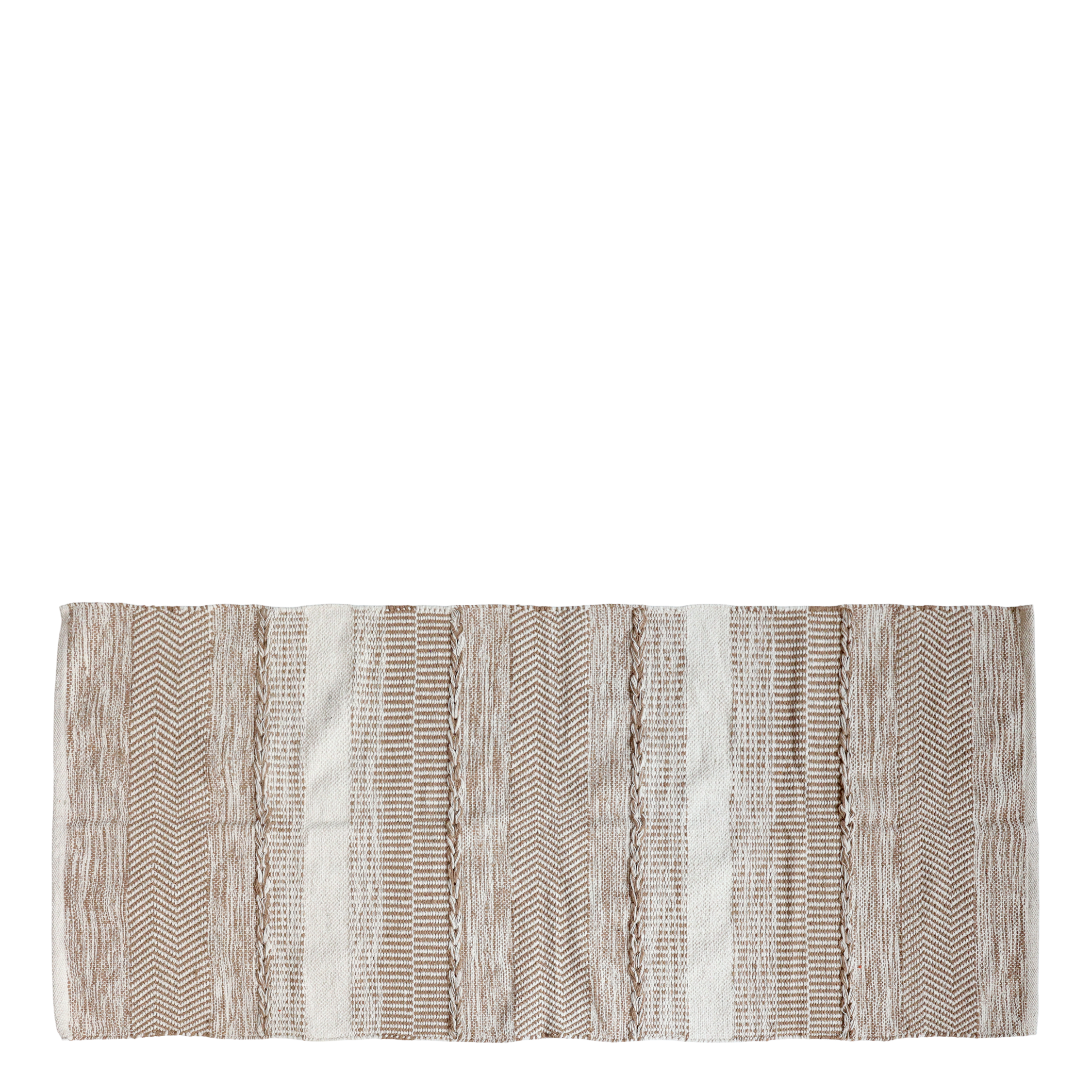 Løber med Mønster – 150 x 70 cm Natur by Chic Antique