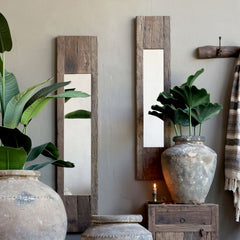 Grimaud Spejl 122x26x3 cm natur by Chic Antique