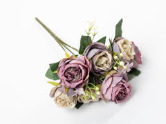 Buket roser x7 kunstige blomster i naturtro design by Geilu Sala