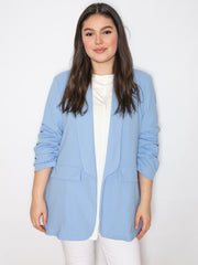 Blazer med rynket ærmer by Max