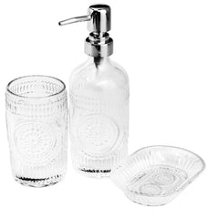 Badeværelses sæt af 4 klar Moderne og funktionelt tilbehør til badeværelset by Krone 1 - Kina