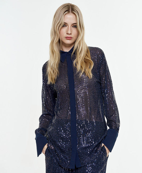 Access Fashion Sequin shirt by Access Fashion