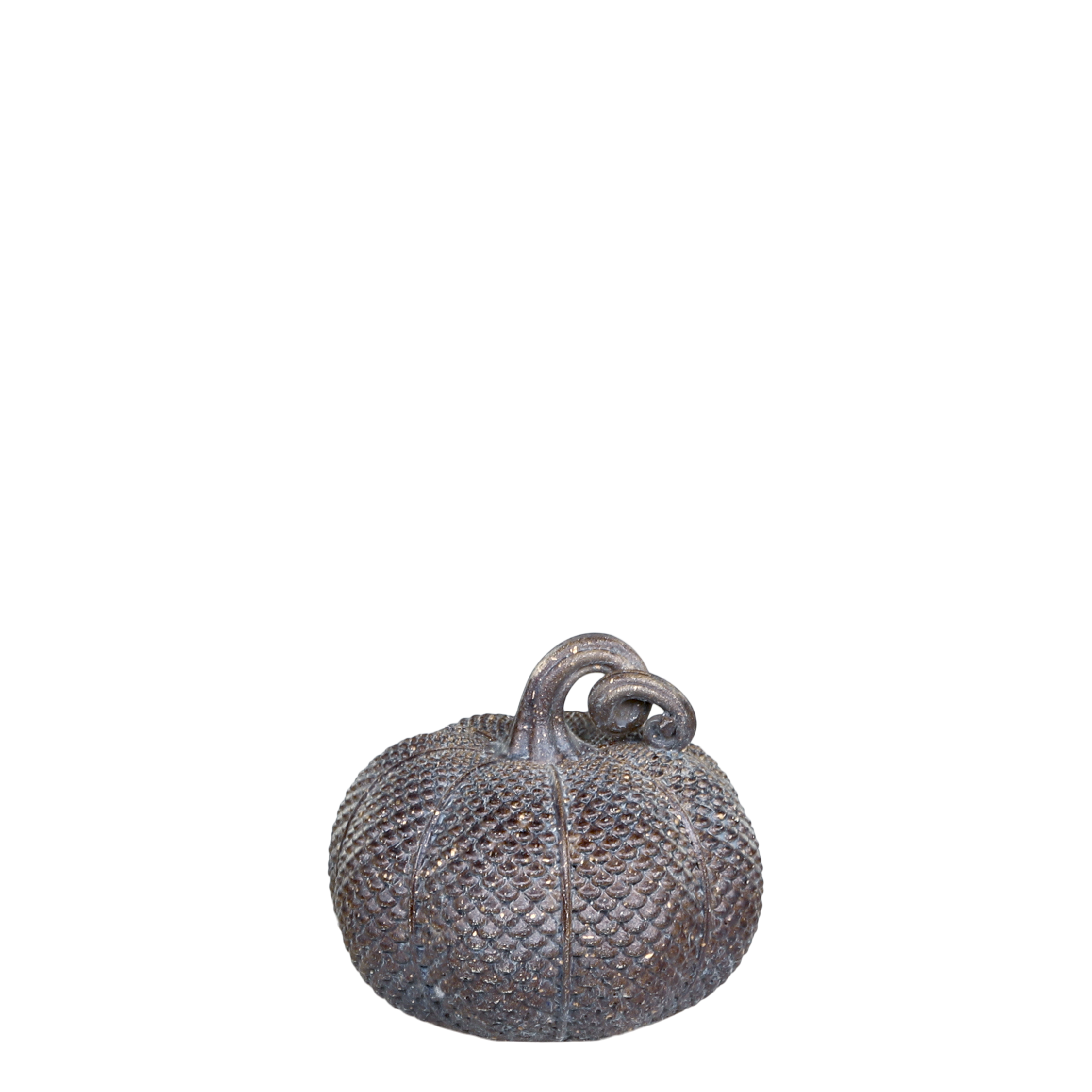 Pumpkin m. guld 5x5,5 cm antique mocca by Chic Antique