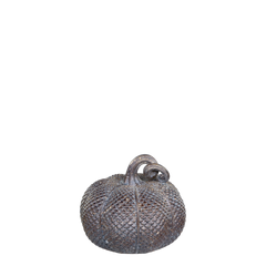 Pumpkin m. guld 5x5,5 cm antique mocca by Chic Antique