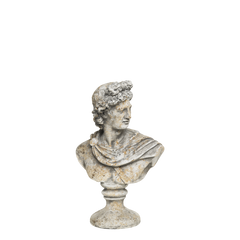 Buste Homme 30,5 x 19 x 11 cm – Antique grå dekorationsfigur by Chic Antique