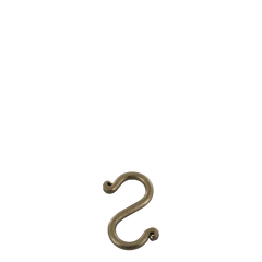 S-Krog, H5/Ø2,5 cm antique messing by Chic Antique