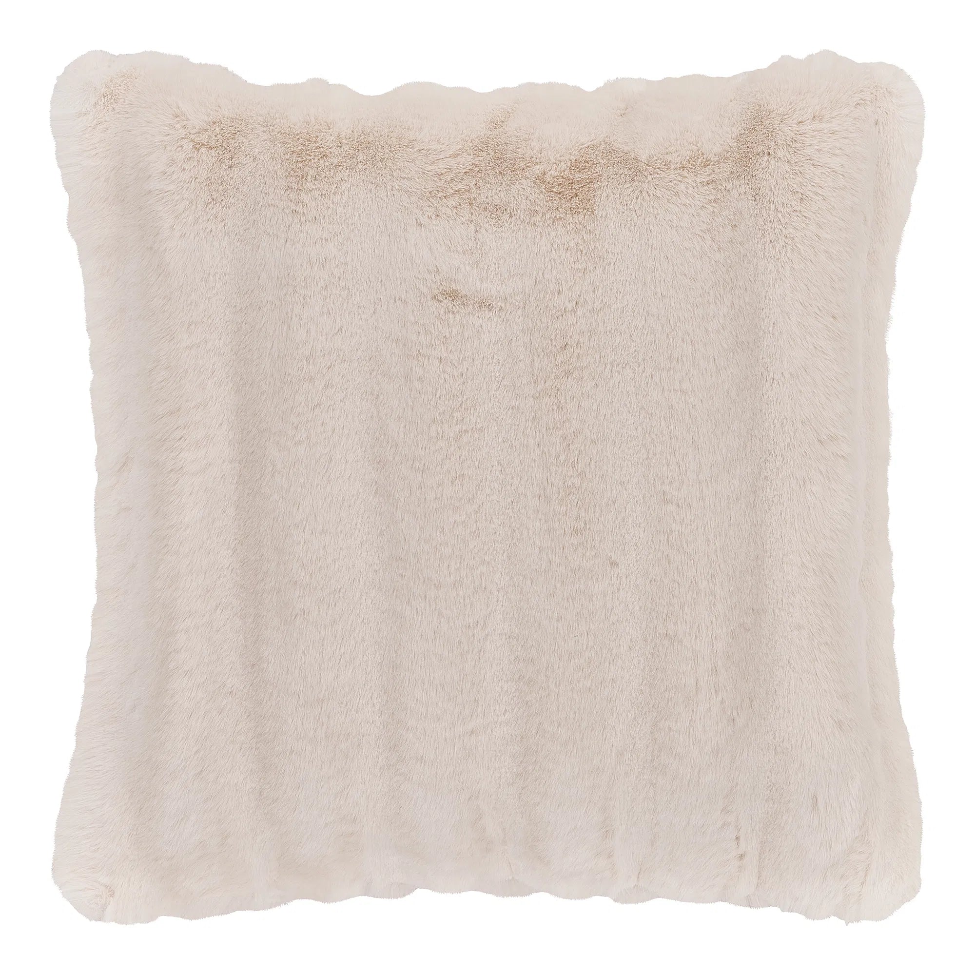 Galena Pude, imiteret pels, hvid, 45x45 cm by House Nordic