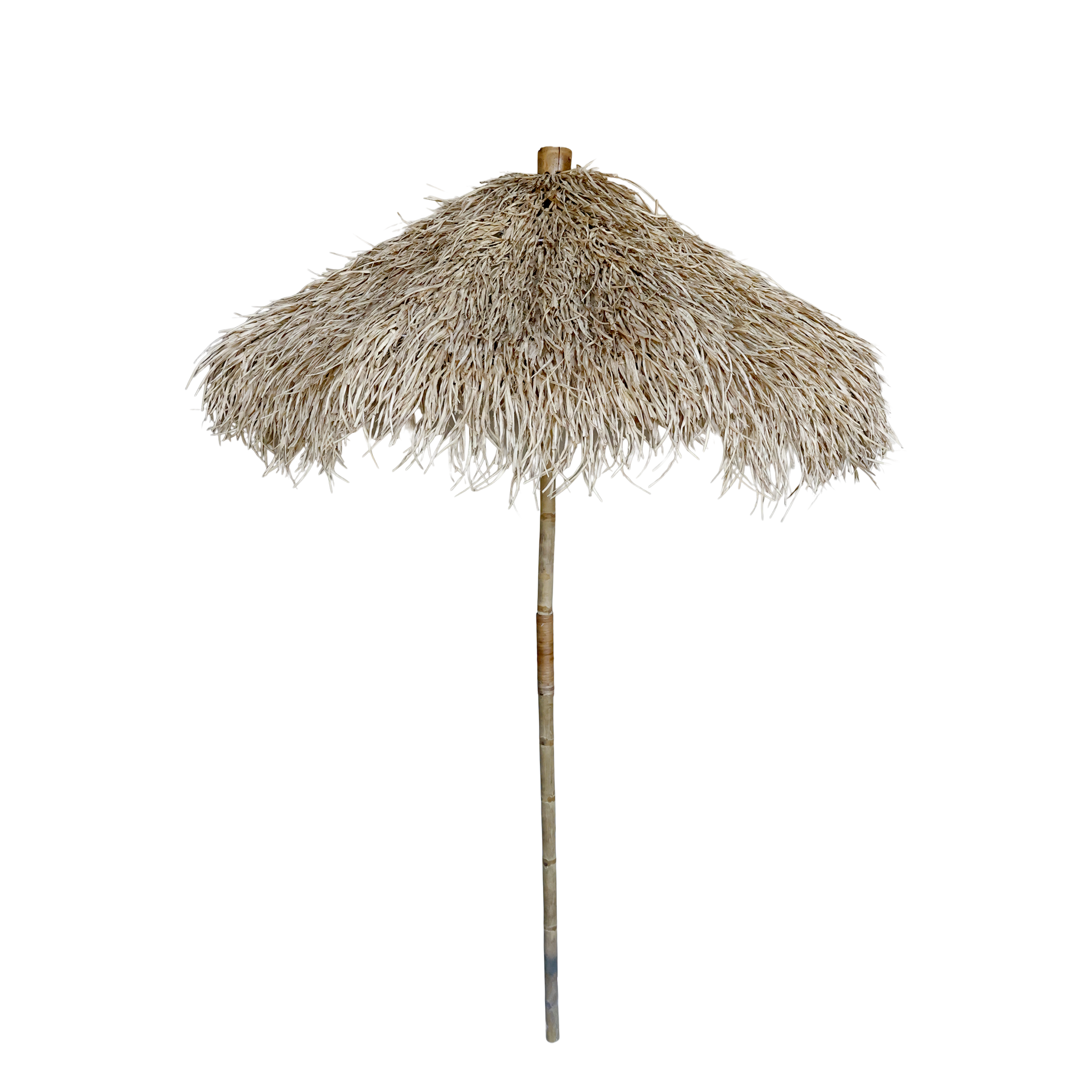 Lyon Parasol i bambus 240x160 cm natur by Chic Antique