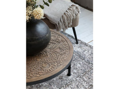 Sofabord med udskæringer 36,5x80,5cm natur by Chic Antique