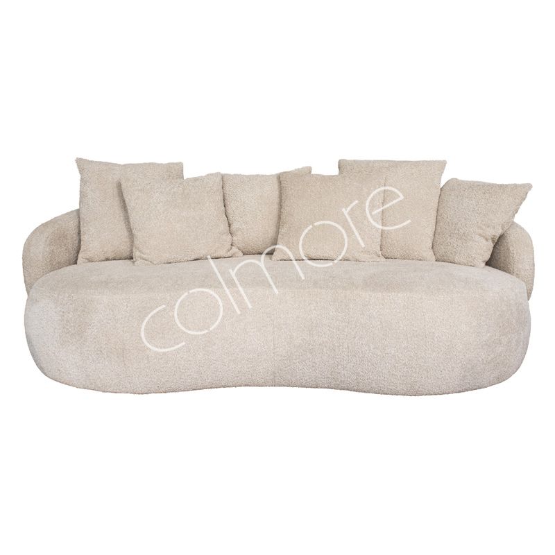 Sofa Porto 2-personers beige 206x107x70 cm by Colmore