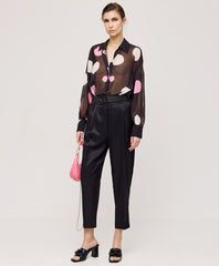 Access Fashion Cropped bukser med læg by Access Fashion