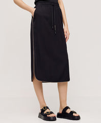 Access Fashion Nederdel med slids og metallic kant by Access Fashion