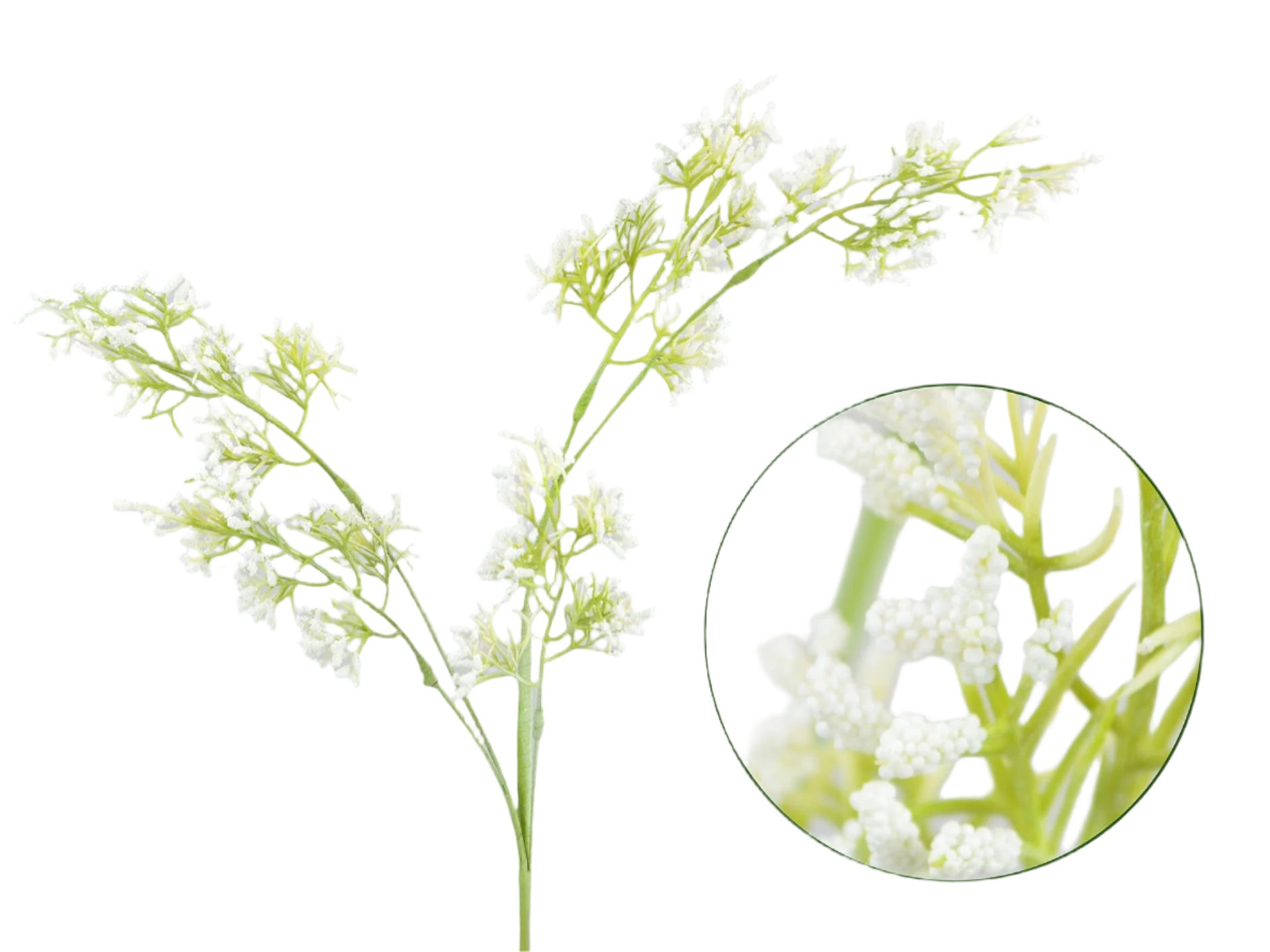 Blomstergren, 74cm, cremefarvet by Deko Florale