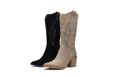 Cowboy støvler med bling bagpå by Krone 1