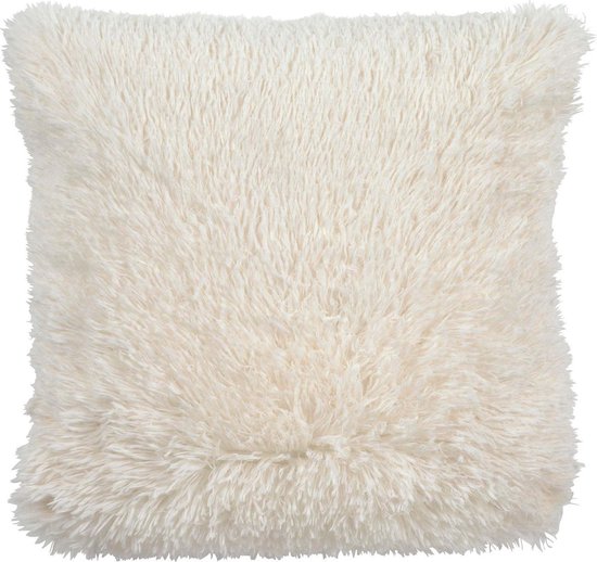 Pude Fluffy 60x60 cm Snow White by Trend & Trades