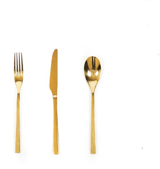 Bestik - Guld - 12 dele by Housevitamin B V