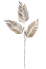 Dekorativt palmeblad guld/sort 35x94 cm by Gilde