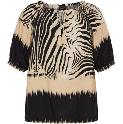 No. 1. By Ox Bluse med sænkede skuldre by No. 1 By Ox