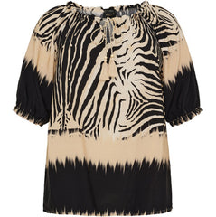 No. 1. By Ox Bluse med sænkede skuldre by No. 1 By Ox