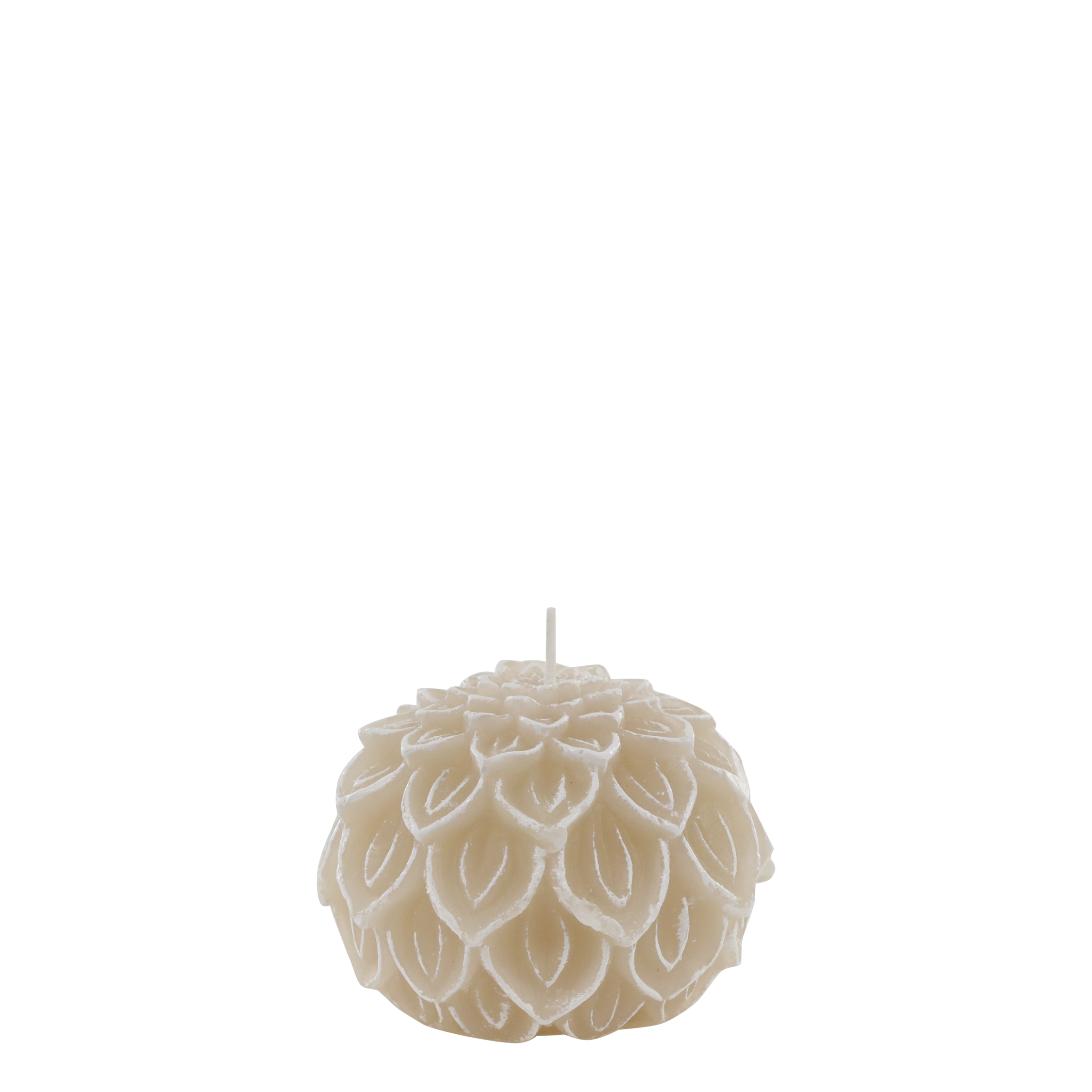 Vienne Støbellys Water Lily 7x9 cm Latte by Chic Antique