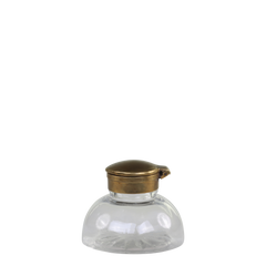 Gl. fransk Vase m. låg, H6,5/Ø8 cm antique messing by Chic Antique