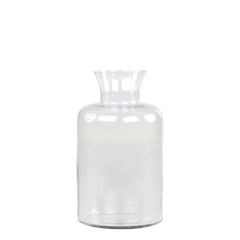 Glasvase 26x15 cm Klar by Chic Antique