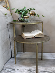 Gl. fransk Vase m. låg, H7,5/L5/B5 cm messing by Chic Antique