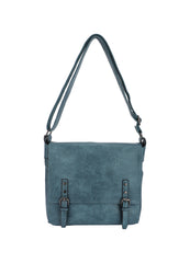 Crossbody taske med bæltelukning 30x10x28 by Krone 1