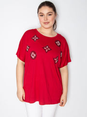 T-shirt med bling motiver på front - ITFEB25 by Livia