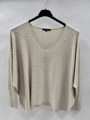 Bluse V-Hals, Bling - Brystmål 160cm