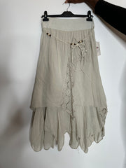 Nederdel med blonder asymmetrisk - ITJULI25 by M8