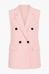 Kort blazer vest