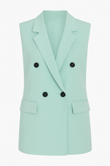 Kort blazer vest