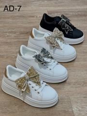 Sorte sneakers med sløjfe - ITNOV24 by Krone 1