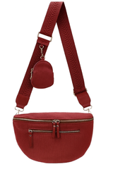Fløjlsbæltetaske 31x11x22cm - ITJULI25 by Eric Bags