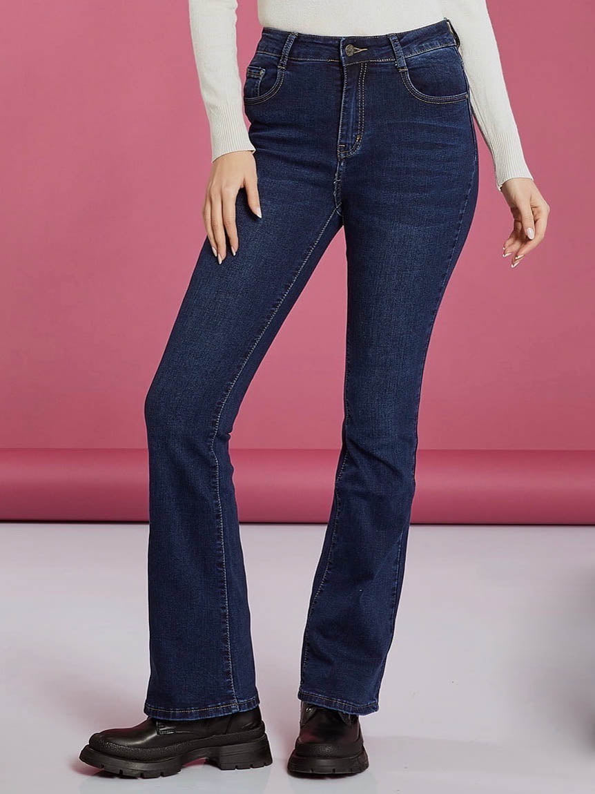 Mørke flare jeans by Krone 1