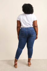 Jeans med guld bling kant by Krone 1