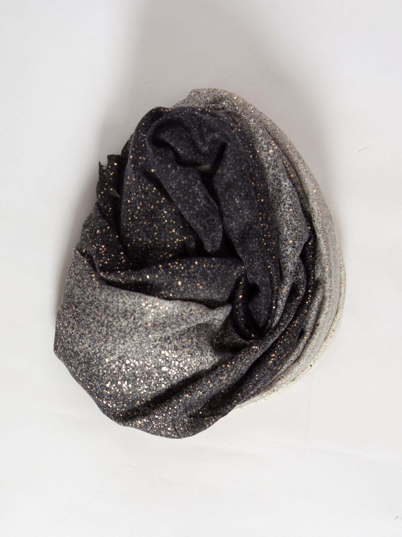 Tørklæde fade med guld - ITFEB25 by JD