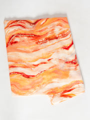 Tørklæde med marmor print og guld - ITFEB25 by JD