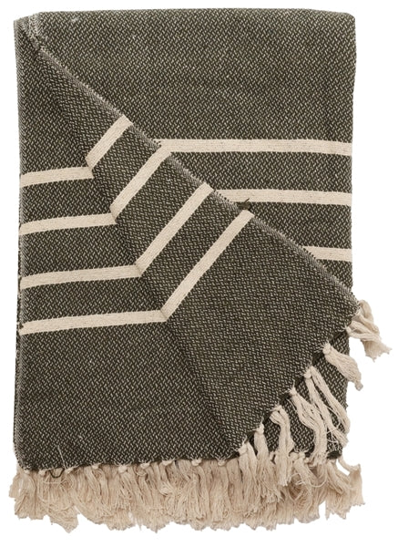 Plaid Mila Grøn/Cream 130x180 cm by Eja