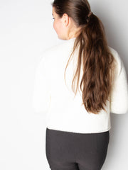 Strikjakke med perleknapper - ITSEP24 by Krone 1