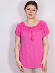 Top med blondestykke Brystmål 120cm by Krone 1