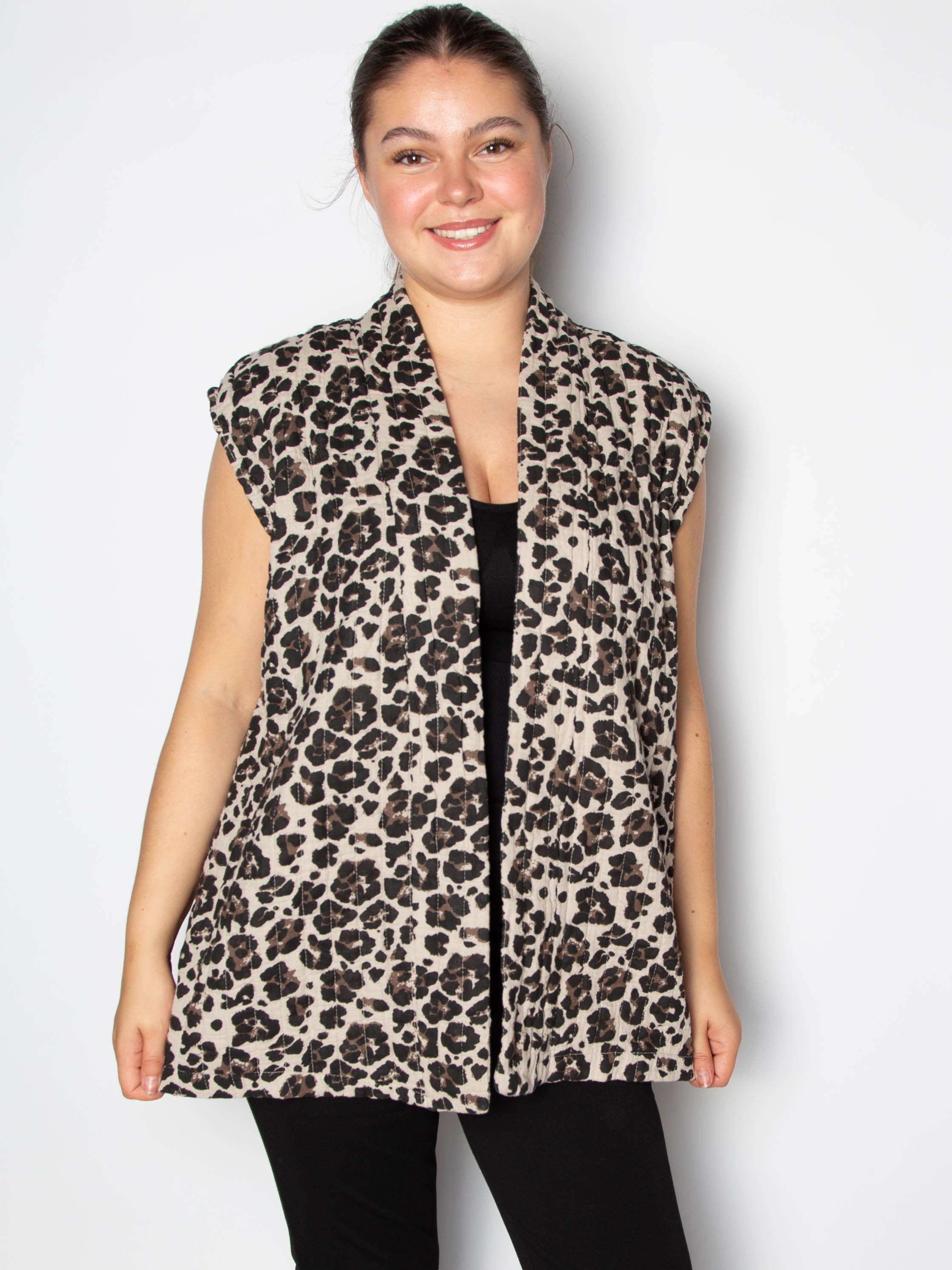 Vatteret leopard vest - ITSEP24 by Krone 1