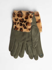 Handsker med leo imiteret pels - ITSEP24 by Krone 1