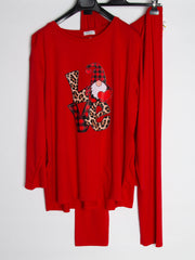 Jule pyjamas sæt love - Brystmål 130cm - Ingen returret by Krone 1