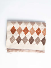 Tørklæde med diamant print 65x185cm - Tilfældig - Ingen returret - ITNOV24 by Krone 1