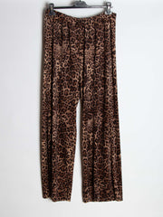 Velour bukser med brede ben Ingen returret - ITNOV24 by Krone 1