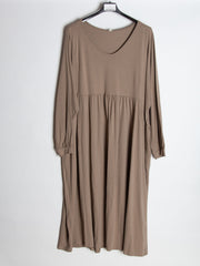 Kjole med høj talje og lommer - Brystmål 130cm by Krone 1